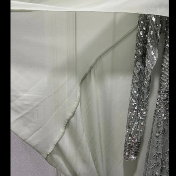 Frock and Frill Amelia Rose - Priscilla, Sage Silver Gown WITH CAPE ($300 value) - Picture 7 of 15